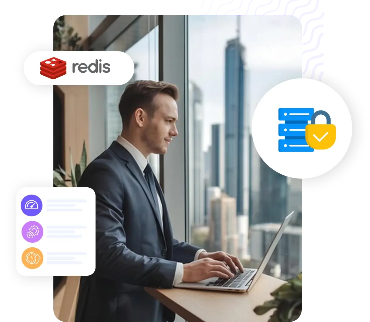 Redis database security and encryption illustration | HiQloud
