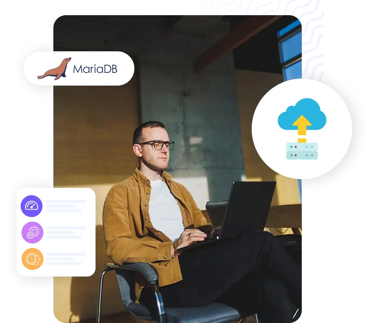 MariaDB database migration to HiQloud illustration | HiQloud
