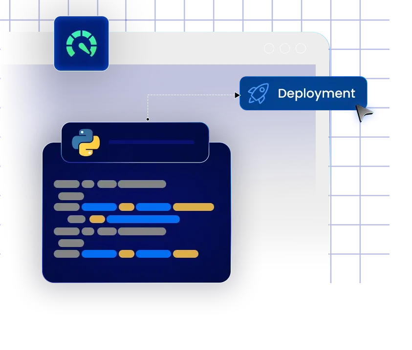 High-speed Python hosting server illustration | HiQloud