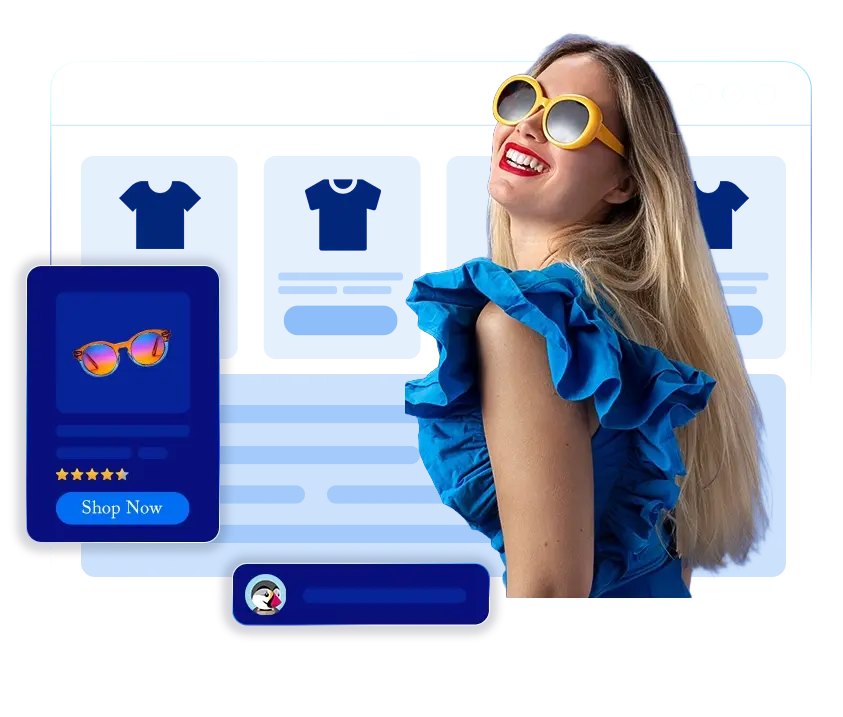 PrestaShop online store hosting performance illustration | HiQloud