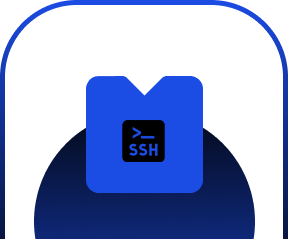 Secure SSH and HTTP access icon | HiQloud