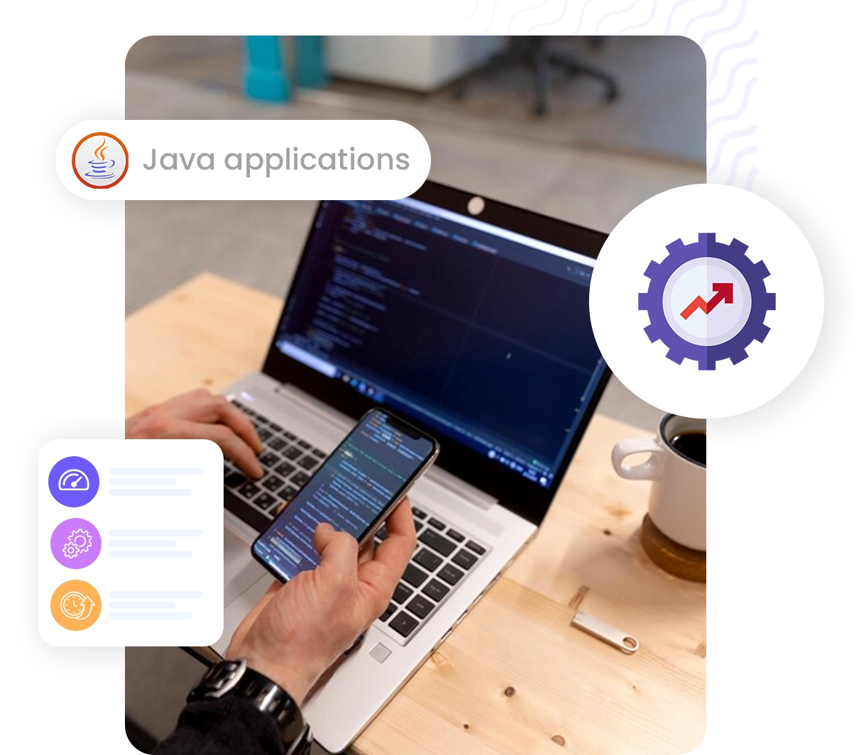 Java hosting migration and reliability illustration | HiQloud