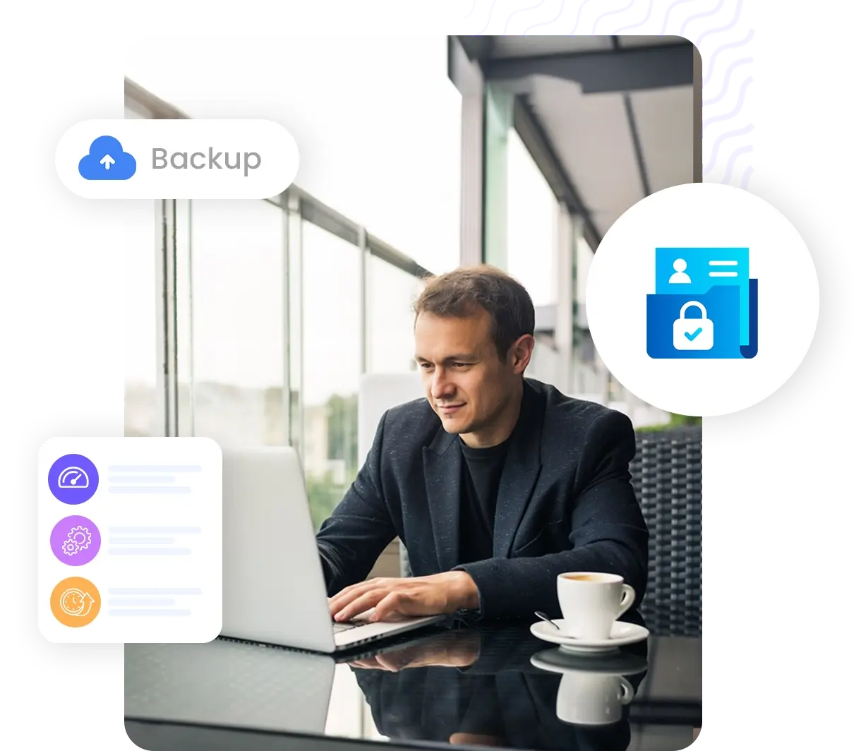 Locked down cluster data security illustration | HiQloud