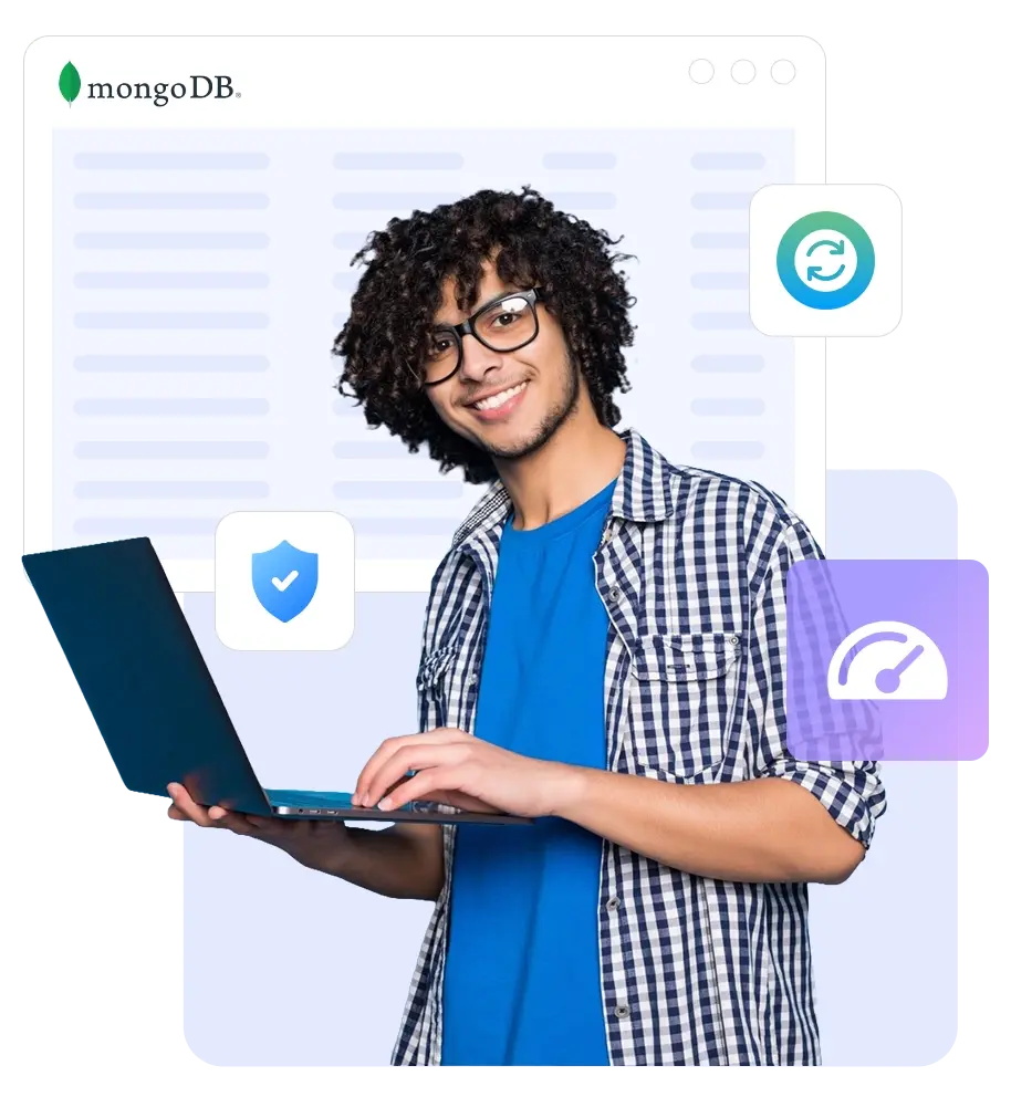 Fully managed MongoDB hosting illustration | HiQloud