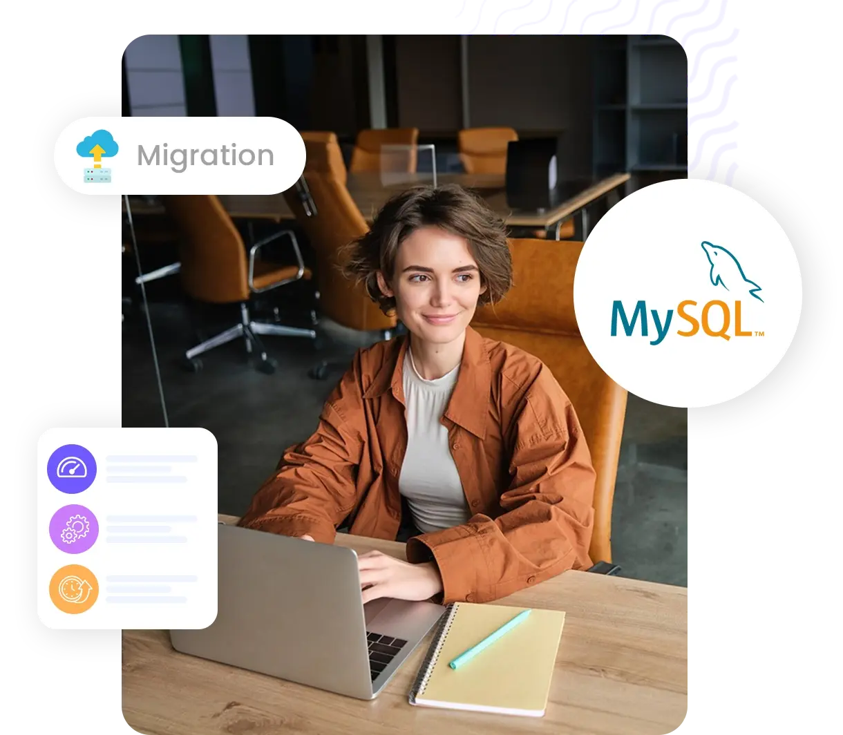 Zero-downtime MySQL cluster migration illustration | HiQloud