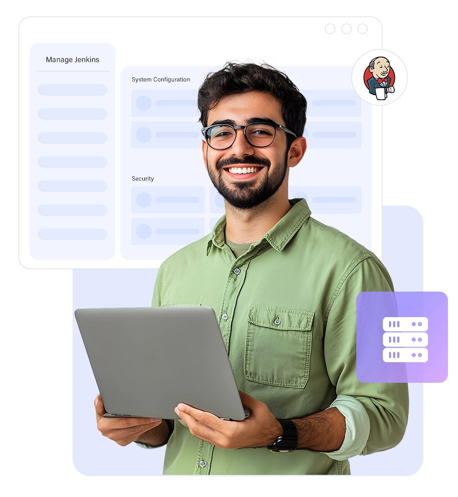 Jenkins hosting environment illustration | HiQloud