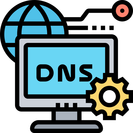 Custom domain DNS configuration icon | HiQloud