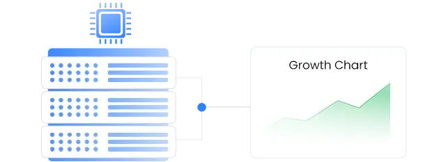 Live vertical scaling icon | HiQloud
